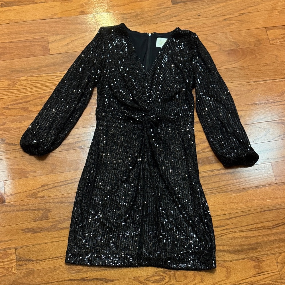 Lilly Pulitzer Black Sequin Dress